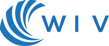 WIV letter logo design on white background. WIV creative circle letter logo concept. WIV letter design.