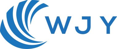 WJY letter logo design on white background. WJY creative circle letter logo concept. WJY letter design.