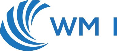 WMI letter logo design on white background. WMI creative circle letter logo concept. WMI letter design.