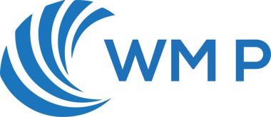 WMP letter logo design on white background. WMP creative circle letter logo concept. WMP letter design.
