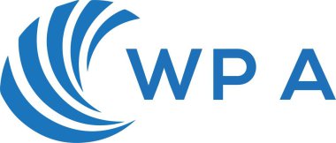 WPA letter logo design on white background. WPA creative circle letter logo concept. WPA letter design.