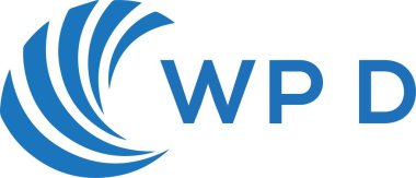 WPD letter logo design on white background. WPD creative circle letter logo concept. WPD letter design.