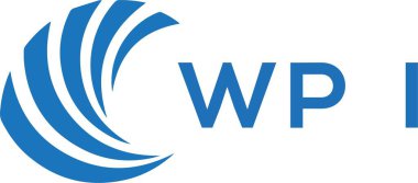 WPI letter logo design on white background. WPI creative circle letter logo concept. WPI letter design.