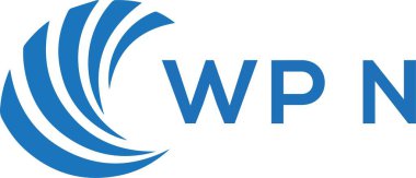 WPN letter logo design on white background. WPN creative circle letter logo concept. WPN letter design.