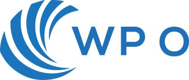 WPO letter logo design on white background. WPO creative circle letter logo concept. WPO letter design.