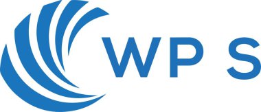 WPS letter logo design on white background. WPS creative circle letter logo concept. WPS letter design.