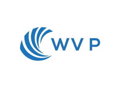 WVP letter logo design on white background. WVP creative circle letter logo concept. WVP letter design.