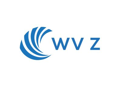 WVZ letter logo design on white background. WVZ creative circle letter logo concept. WVZ letter design.