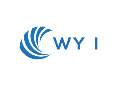 WYI letter logo design on white background. WYI creative circle letter logo concept. WYI letter design.
