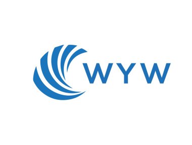WYW letter logo design on white background. WYW creative circle letter logo concept. WYW letter design.