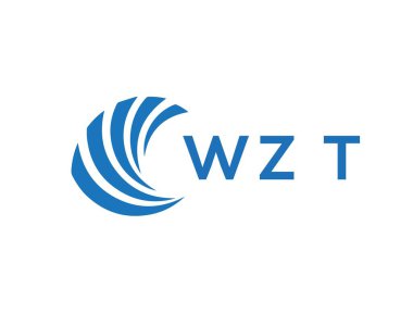 WZT letter logo design on white background. WZT creative circle letter logo concept. WZT letter design.