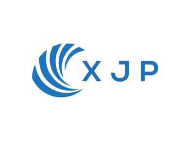 XJP letter logo design on white background. XJP creative circle letter logo concept. XJP letter design.