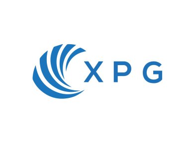 XPg letter logo design on white background. XPg creative circle letter logo concept. XPg letter design.