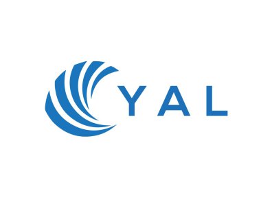 YAL letter logo design on white background. YAL creative circle letter logo concept. YAL letter design.
