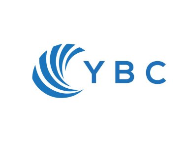 YBC letter logo design on white background. YBC creative circle letter logo concept. YBC letter design.