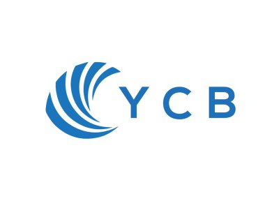 YCB letter logo design on white background. YCB creative circle letter logo concept. YCB letter design.