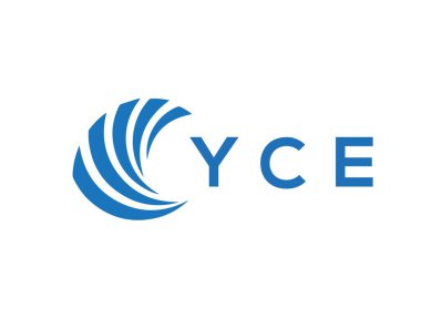 YCE letter logo design on white background. YCE creative circle letter logo concept. YCE letter design.