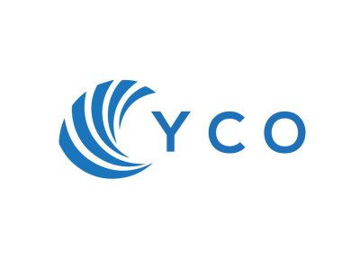 YCO letter logo design on white background. YCO creative circle letter logo concept. YCO letter design.