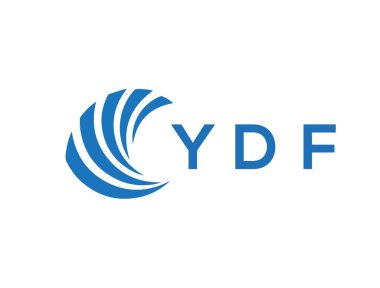 YDF letter logo design on white background. YDF creative circle letter logo concept. YDF letter design.YDF letter logo design on white background. YDF creative circle letter logo concept. YDF letter design.