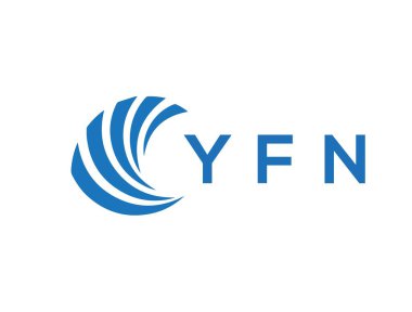 YFN letter logo design on white background. YFN creative circle letter logo concept. YFN letter design.
