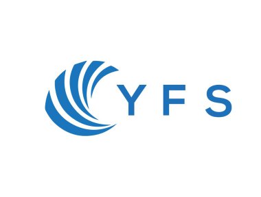YFS letter logo design on white background. YFS creative circle letter logo concept. YFS letter design.