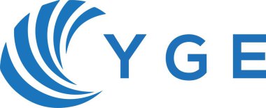 YGE letter logo design on white background. YGE creative circle letter logo concept. YGE letter design.