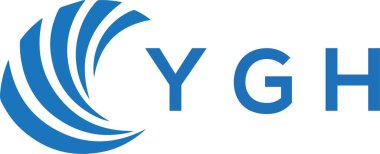 YGH letter logo design on white background. YGH creative circle letter logo concept. YGH letter design.