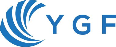 YGF letter logo design on white background. YGF creative circle letter logo concept. YGF letter design.YGF letter logo design on white background. YGF creative circle letter logo concept. YGF letter design.