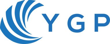 YGP letter logo design on white background. YGP creative circle letter logo concept. YGP letter design.