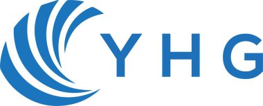 YHG letter logo design on white background. YHG creative circle letter logo concept. YHG letter design.