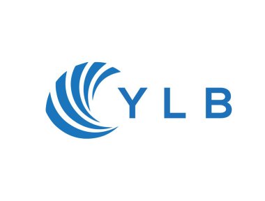 YLB letter logo design on white background. YLB creative circle letter logo concept. YLB letter design.