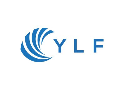 YLF letter logo design on white background. YLF creative circle letter logo concept. YLF letter design.