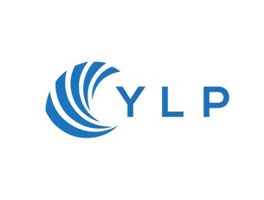 YLP letter logo design on white background. YLP creative circle letter logo concept. YLP letter design.
