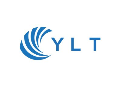 YLT letter logo design on white background. YLT creative circle letter logo concept. YLT letter design.