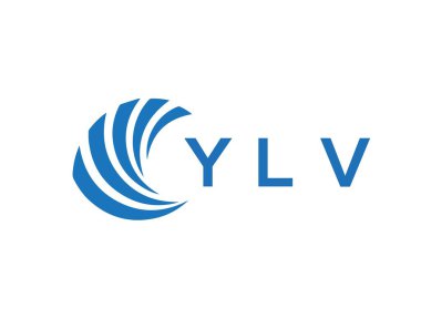 YLV letter logo design on white background. YLV creative circle letter logo concept. YLV letter design.YLV letter logo design on white background. YLV creative circle letter logo concept. YLV letter design.