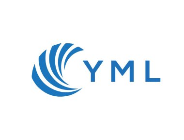 YML letter logo design on white background. YML creative circle letter logo concept. YML letter design.