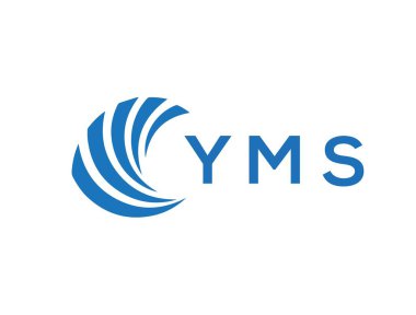 YMS letter logo design on white background. YMS creative circle letter logo concept. YMS letter design.