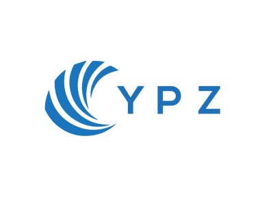 YPZ letter logo design on white background. YPZ creative circle letter logo concept. YPZ letter design.