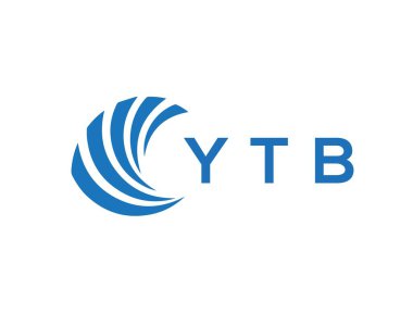 YTB letter logo design on white background. YTB creative circle letter logo concept. YTB letter design.