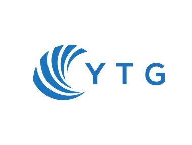 YTG letter logo design on white background. YTG creative circle letter logo concept. YTG letter design.
