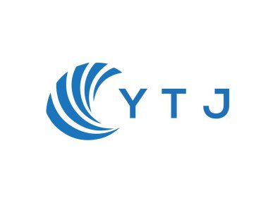 YTJ letter logo design on white background. YTJ creative circle letter logo concept. YTJ letter design.