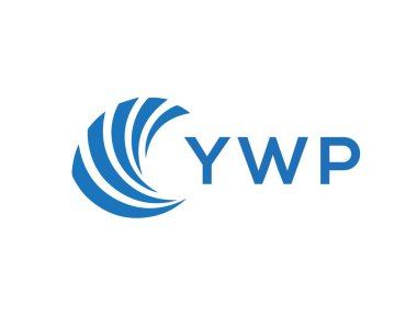 YWP letter logo design on white background. YWP creative circle letter logo concept. YWP letter design.