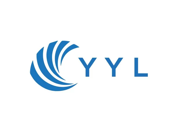 YYL letter logo design on white background. YYL creative circle letter logo concept. YYL letter design.