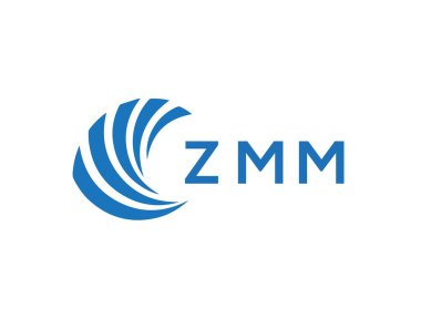 ZMM letter logo design on white background. ZMM creative circle letter logo concept. ZMM letter design.