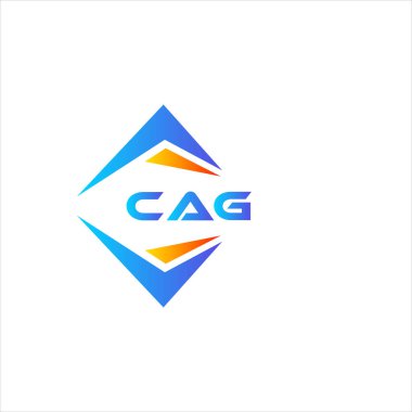 Beyaz arka planda CAF soyut teknoloji logo tasarımı. CAF yaratıcı harf logosu kavramı.