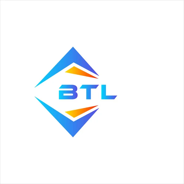 Diseño Abstracto Del Logotipo Tecnología Btl Sobre Fondo Blanco Btl Gráficos Vectoriales