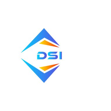 Beyaz arka planda DSI soyut teknoloji logosu tasarımı. DSI yaratıcı harflerin baş harfleri logo kavramı.