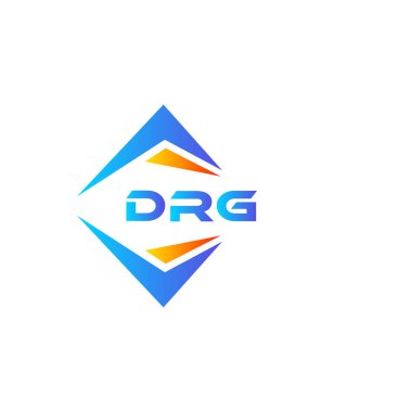 Beyaz arka planda DRG soyut teknoloji logo tasarımı. DRG yaratıcı harflerin baş harfleri logo kavramı.