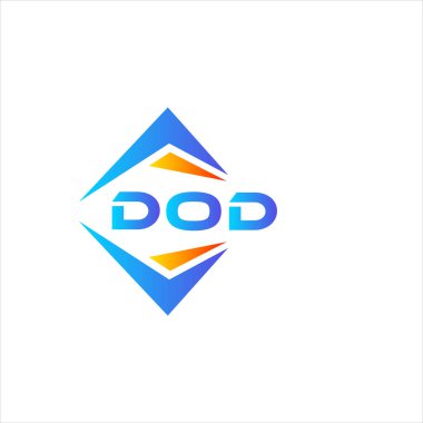 Savunma Bakanlığı 'nın beyaz arka planda soyut teknoloji logosu tasarımı. Savunma Bakanlığı yaratıcı harflerin baş harfleri logo kavramı.