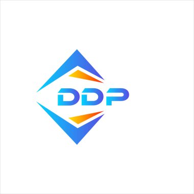 Beyaz arka planda DDP soyut teknoloji logosu tasarımı. DDP yaratıcı harflerin baş harfleri logo kavramı.
